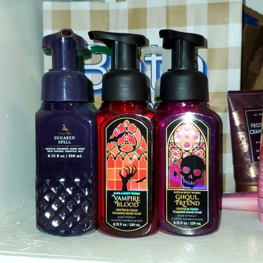 Bath and Body Works Halloween Foaming Hand Soaps